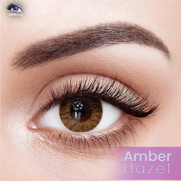 Amber Hazel Color Eye Lenses