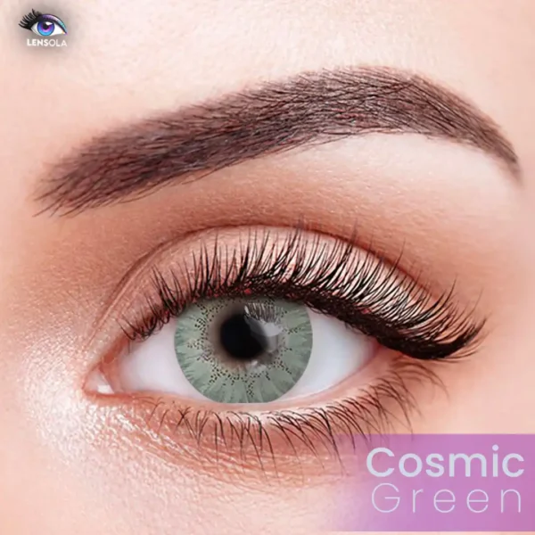 Cosmic Green Color Eye Lenses