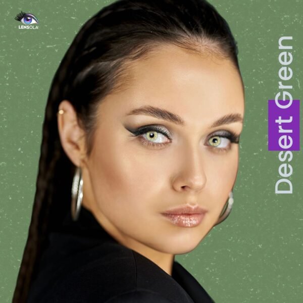 Desert Green Color Eye Lenses