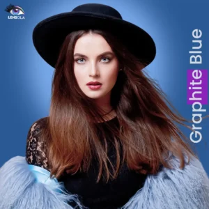 Graphite Blue Color Eye Lens