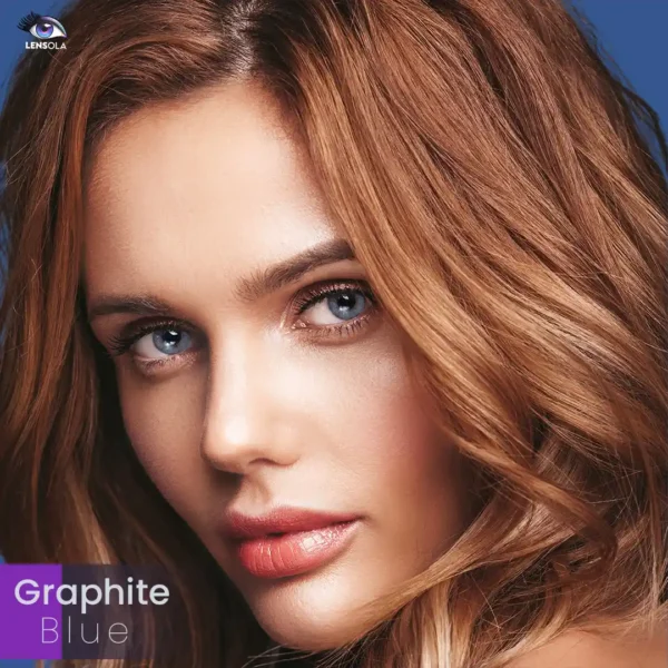 Graphite Blue Color Eye Lens