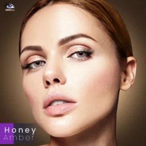 Honey Amber color eye lenses