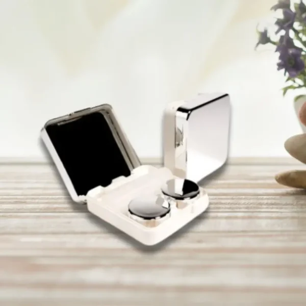 Travel Contact Lens Case with Mirror & Accessories