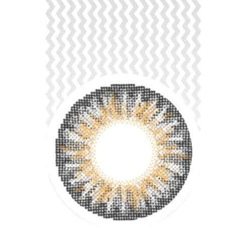 3 tone grey contact lens